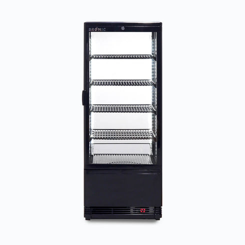 Bromic Flat Glass 98L LED Countertop Beverage Chiller - CT0100G4B